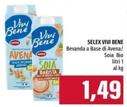 Emi Supermercati SELEX VIVI BENE Bevanda a Base di Avena/Soia Bio offerta