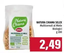 Emi Supermercati Natura Chiama Selex Multicereali al Miele Biologico offerta