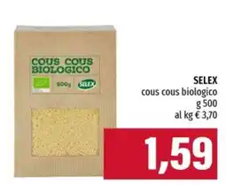 Emi Supermercati Cous cous biologico SELEX offerta