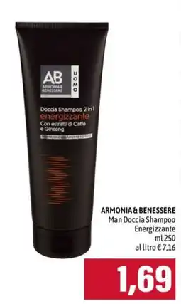 Emi Supermercati Armonia & Benessere Man Doccia Shampoo Energizzante offerta