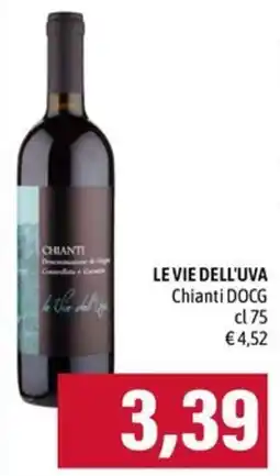 Emi Supermercati Le Vie dell'Uva Chianti DOCG offerta