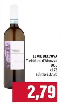Emi Supermercati Le Vie dell'Uva Trebbiano d'Abruzzo DOC offerta