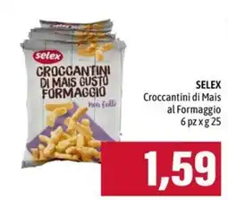 Emi Supermercati Selex Croccantini di Mais Gusto Formaggio offerta