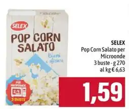 Emi Supermercati SELEX Pop Corn Salato offerta
