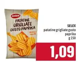 Emi Supermercati Selex patatine grigliate gusto paprika offerta