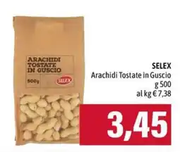Emi Supermercati Arachidi Tostate in Guscio SELEX offerta