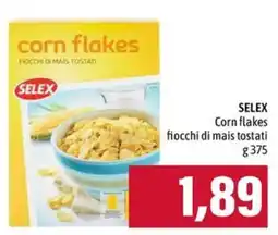 Emi Supermercati SELEX Corn flakes fiocchi di mais tostati offerta