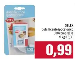 Emi Supermercati SELEX dolcificante ipocalorico offerta