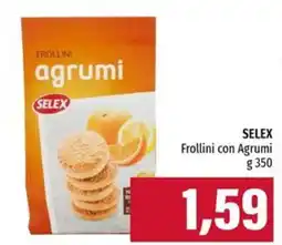Emi Supermercati Frollini con Agrumi Selex offerta