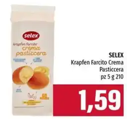 Emi Supermercati Selex Krapfen Farcito Crema Pasticcera offerta