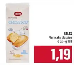 Emi Supermercati Selex Plumcake classico offerta