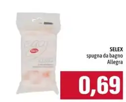 Emi Supermercati SELEX spugna da bagno Allegra offerta