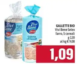 Emi Supermercati Gallette bio Vivibene Selex offerta