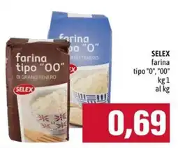 Emi Supermercati farina tipo "0", "00" SELEX offerta