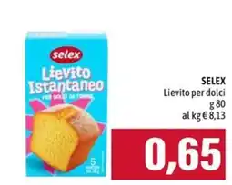Emi Supermercati Selex Lievito Istantaneo offerta