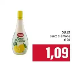 Emi Supermercati Selex succo di limone offerta