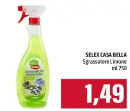 Emi Supermercati Selex Casa Bella Sgrassatore universale offerta