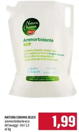 Emi Supermercati Ammorbidente eco Natura Chiama Selex offerta