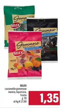 Emi Supermercati SELEX caramelle gommose offerta
