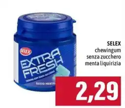 Emi Supermercati Selex chewing gum extra fresh offerta