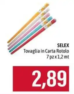 Emi Supermercati Tovaglia in Carta Rotolo SELEX offerta