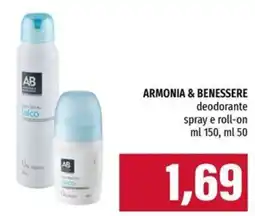 Emi Supermercati Armonia & Benessere deodorante offerta