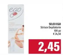 Emi Supermercati SELEX EGO Strisce Depilatorie offerta