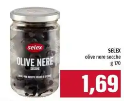 Emi Supermercati Selex olive nere secche offerta
