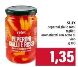Emi Supermercati Selex peperoni gialli e rossi offerta