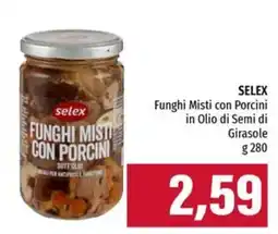 Emi Supermercati Selex Funghi Misti con Porcini offerta