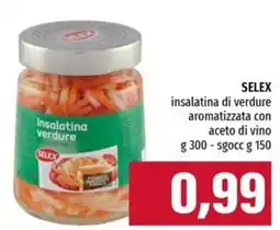 Emi Supermercati SELEX insalatina di verdure aromatizzata con aceto di vino offerta