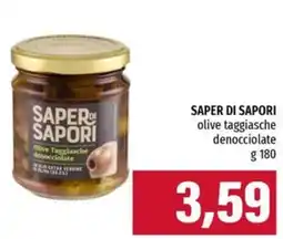 Emi Supermercati Saper di sapori olive taggiasche denocciolate offerta