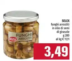 Emi Supermercati Funghi arrostiti SELEX offerta
