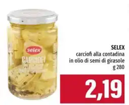 Emi Supermercati Selex carciofi alla contadina offerta