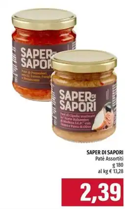 Emi Supermercati Saper di sapori Paté Assortiti offerta