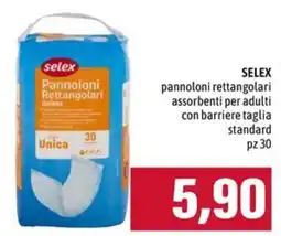 Emi Supermercati Selex pannoloni rettangolari offerta