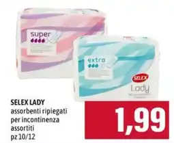 Emi Supermercati SELEX LADY assorbenti ripiegati per incontinenza offerta