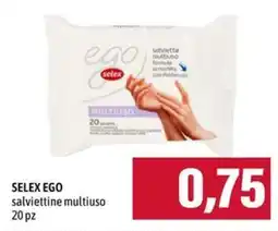 Emi Supermercati SELEX EGO salviertine multiuso offerta