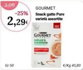 Gourmet snack gatto pure