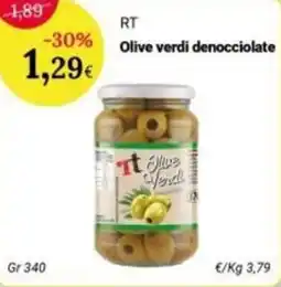 Re Mercato Lucrezia Olive verdi denocciolate offerta