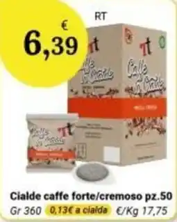Re Mercato Lucrezia Cialde caffe forte/cremoso offerta