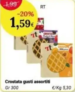 Re Mercato Lucrezia Crostata gusti assortiti offerta