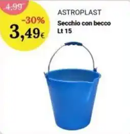 Re Mercato Lucrezia Astroplast Secchio con becco offerta
