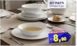 Punto Shopping Megastore Set piatti Olimpo offerta
