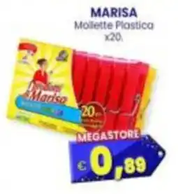 Punto Shopping Megastore Mollette Plastica Marisa offerta
