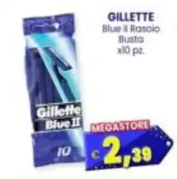 Punto Shopping Megastore Gillette Blue II Rasoio offerta