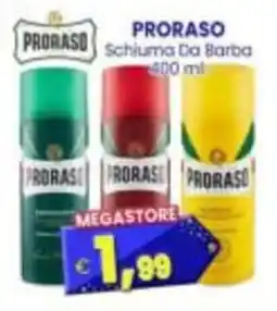 Punto Shopping Megastore Proraso schiuma da barba offerta