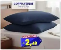 Punto Shopping Megastore Coppia federe tinta unita offerta