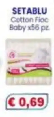 Punto Shopping Megastore Setablu Cotton Fioc Baby offerta