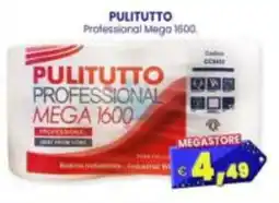 Punto Shopping Megastore Pulitutto Professional Mega 1600 offerta